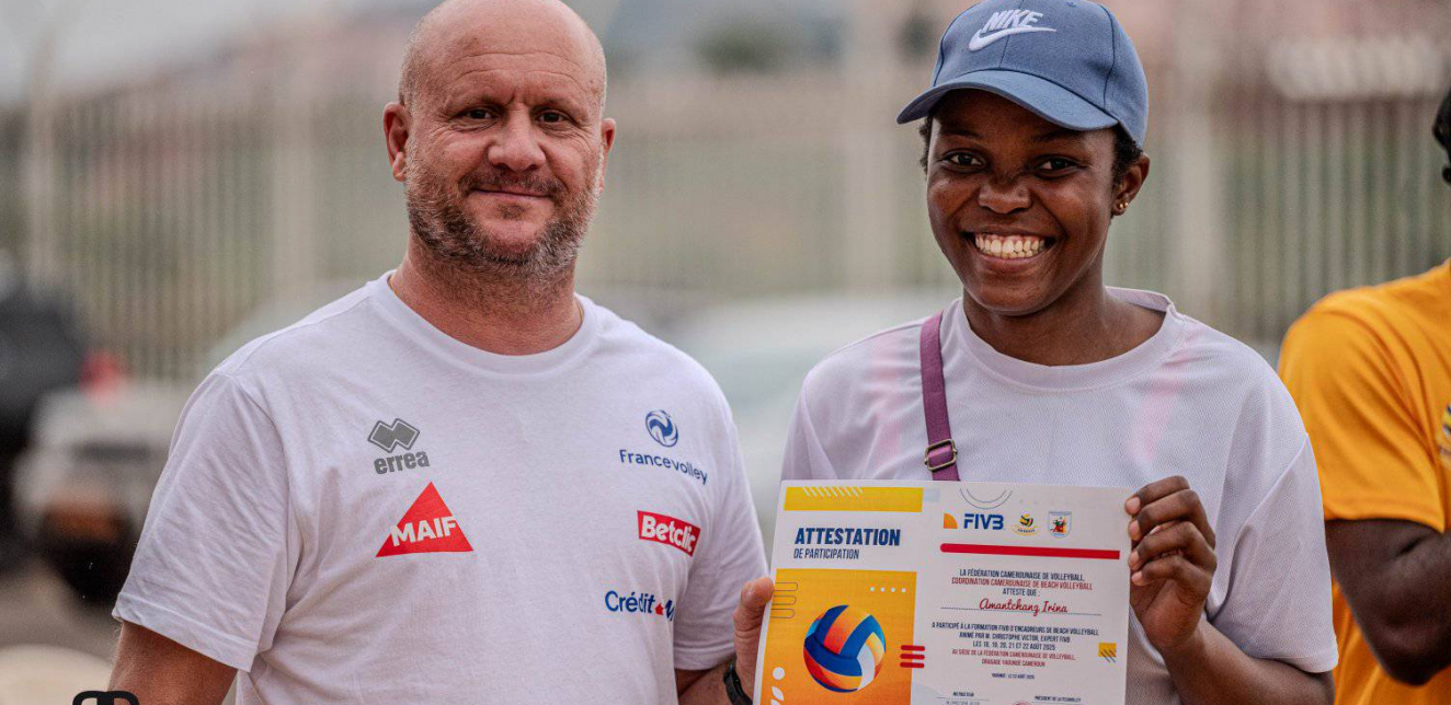 Clôture réussie d’une semaine de formation pour les entraîneurs de beach-volley à Yaoundé