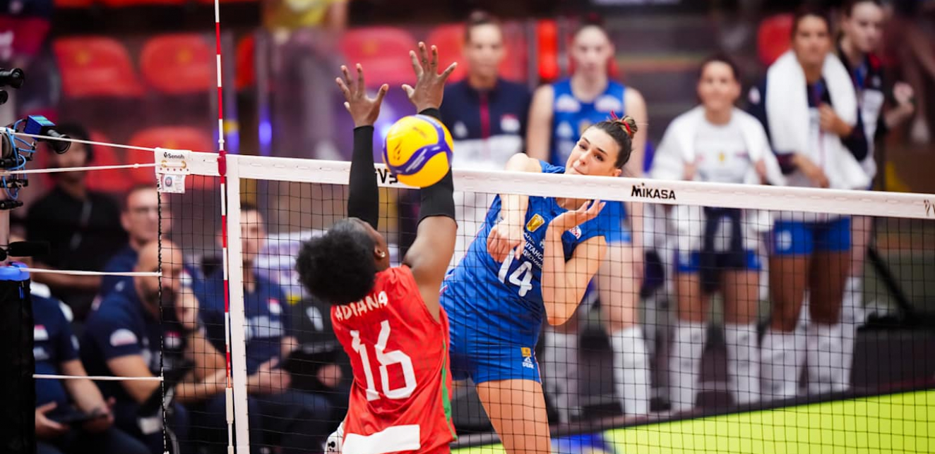 Volley-ball : Les Lionnes Indomptables dominées par la Serbie (0-3), cap sur l’Ukraine